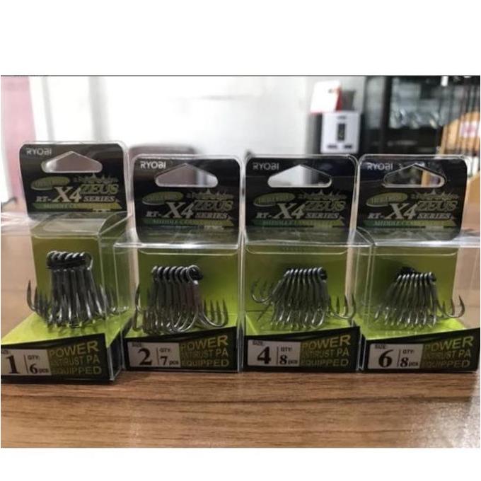 Procedere- Treble Hook Ryobi Zeus Rt X4