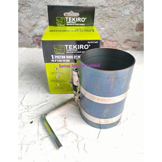 TEKIRO 4" Press Piston Ring Seher Compressor Kompresor 4 Inchi