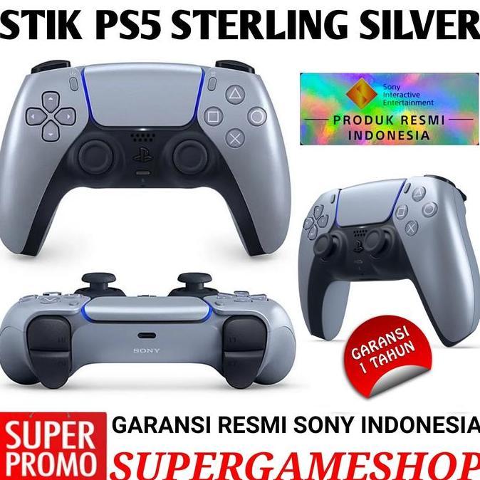 Stik PS5 Dualsense Sterling Silver PS5 Wireless Controller Original