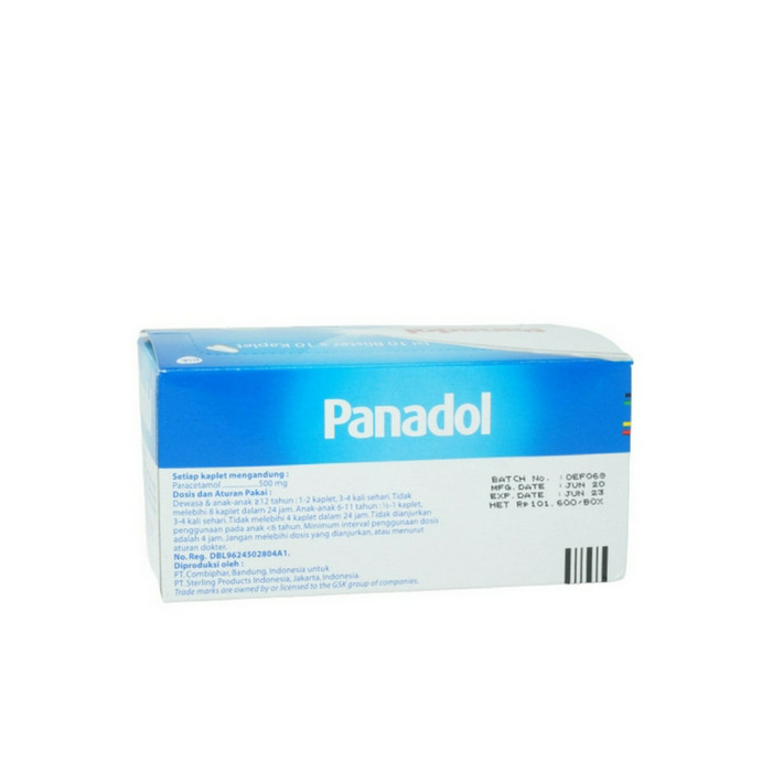 PANADOL REGULAR 1 BLISTER 10 KAPLET