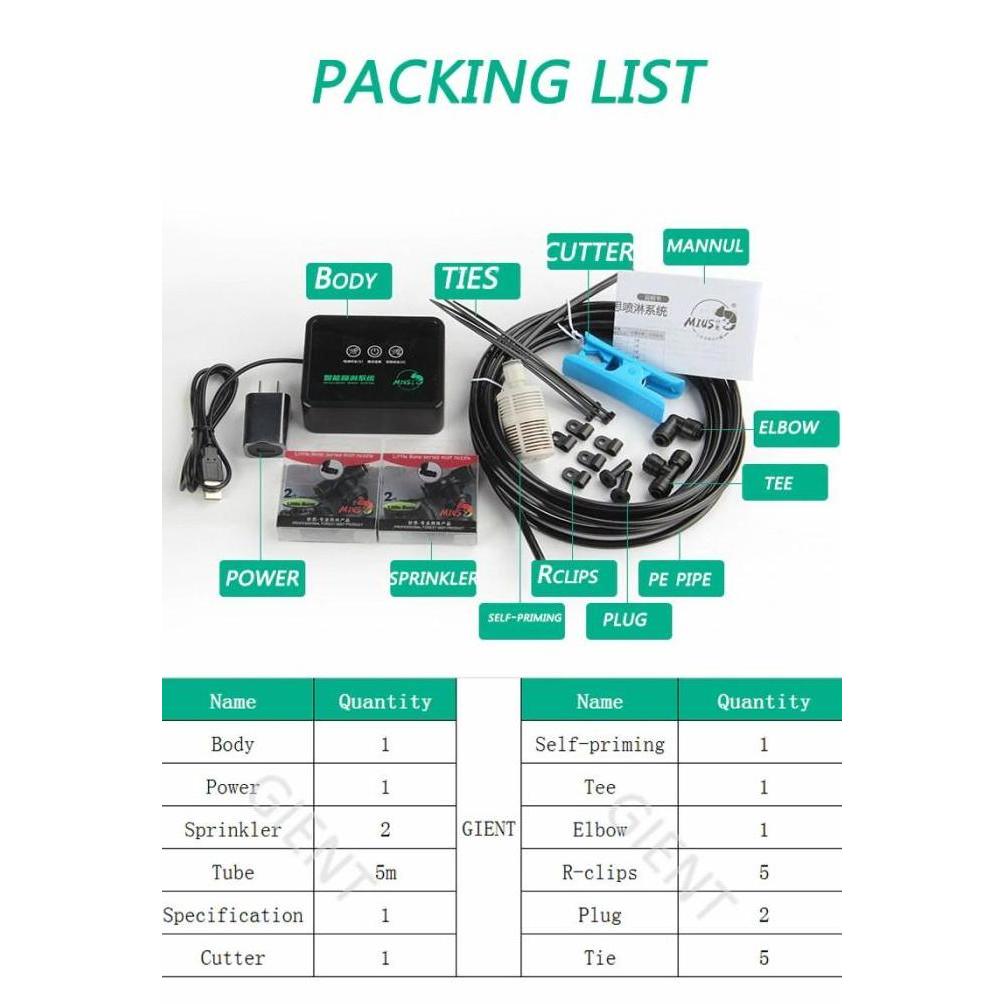 REPARASI PERBAIKAN Mius Smart System - Automatic Misting System