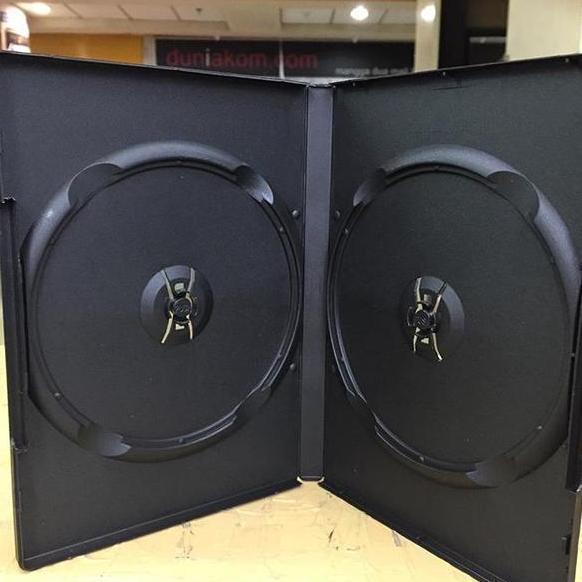Casing DVD/CD 14 mm Double/single hitam