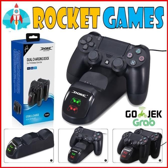 DOBE LED Indicator Mini USB Dual Double Charging Station Dock PS4 Controller tp4 - 889