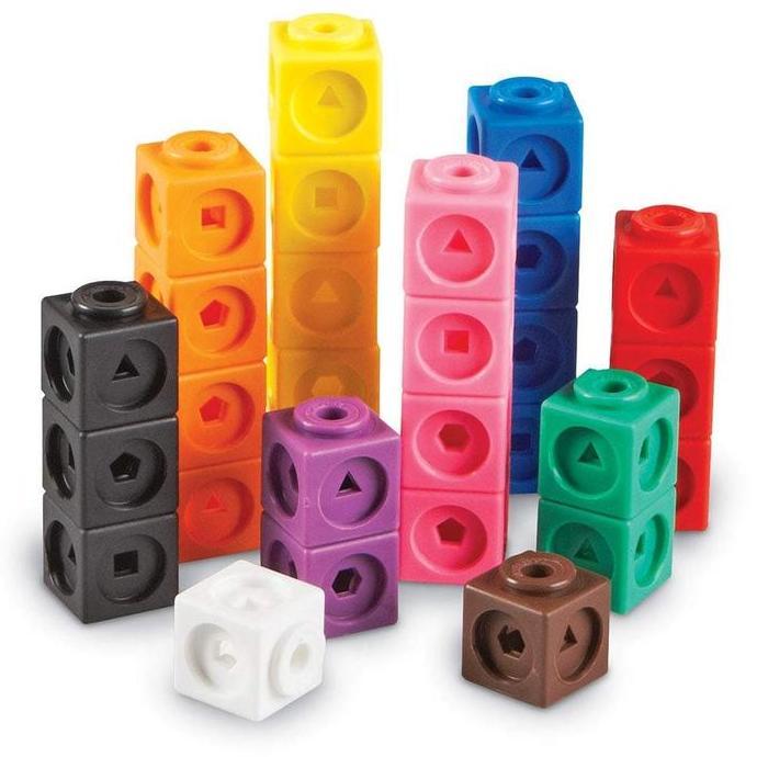 Kit- Math Cubes, Set Of 100