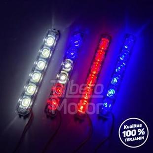 Lampu Motor Led Drl 2 Mode Strobo/Blitz