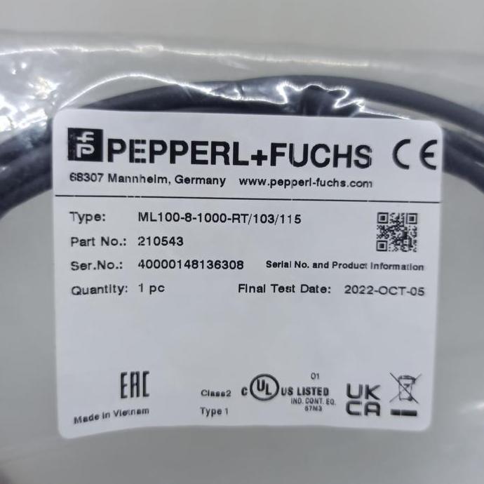 PEPPERL+FUCHS ML100-8-1000-RT/103/115 KHUSUS