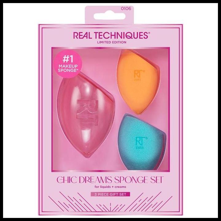 Terlaris Real Techniques 100106 Chic Dreams Sponge Set