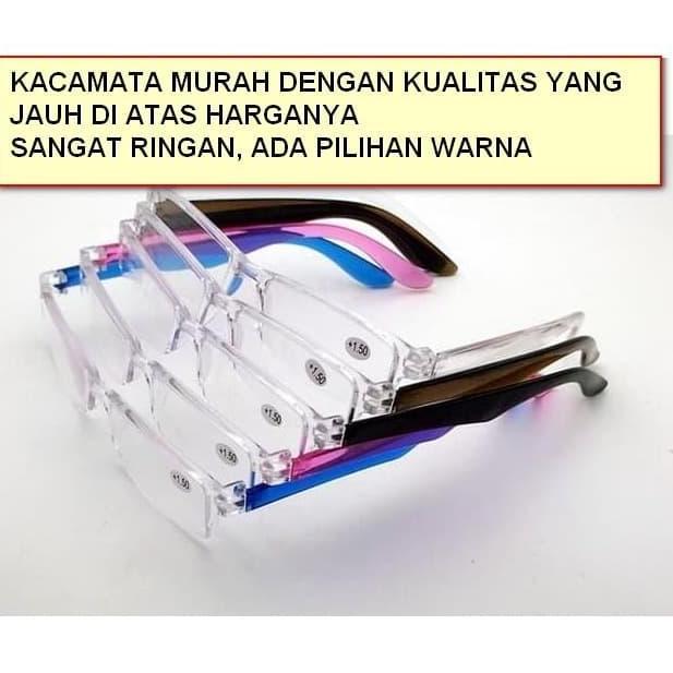Bebasaja- Kacamata Baca Plus Frameless Termurah.