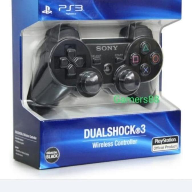Stick Ps3 OP Wireless Original Pabrik Hitam Controller