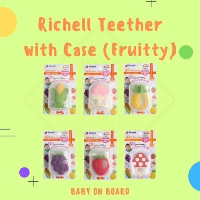 Richell Teether With Case / mainan tumbuh gigi