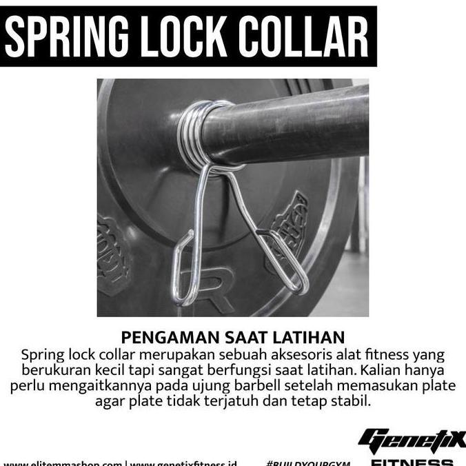Genetix Fit Spring Lock Collar (Pair)