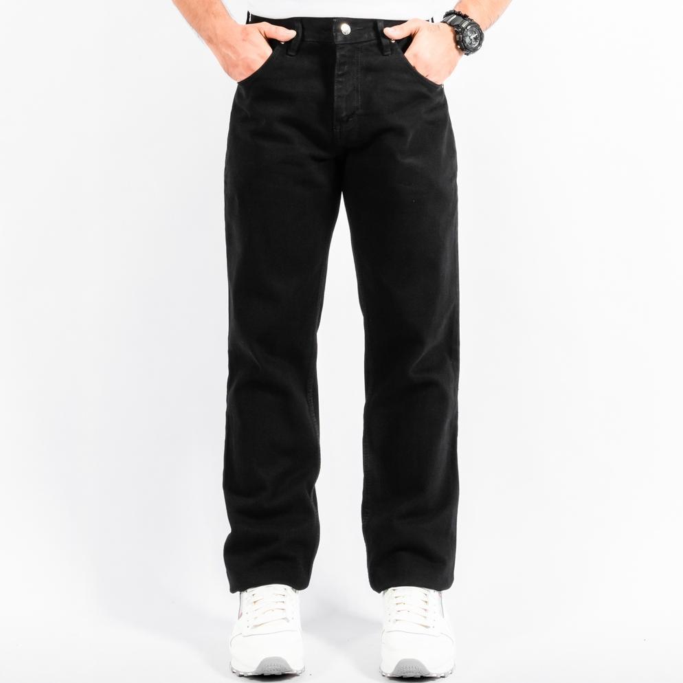 Gizmo Celana Jeans Reguler Black Basic Denim