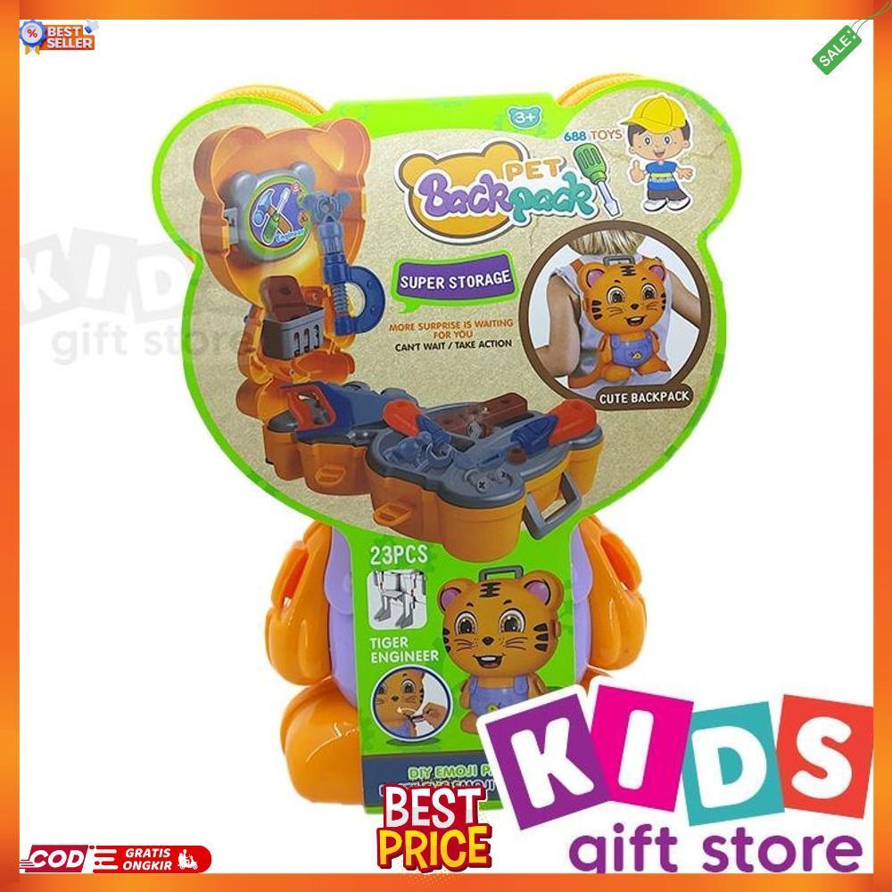 ENGINEER TOOL PET BACKPACK PLAY SET - MAINAN ANAK [A3]