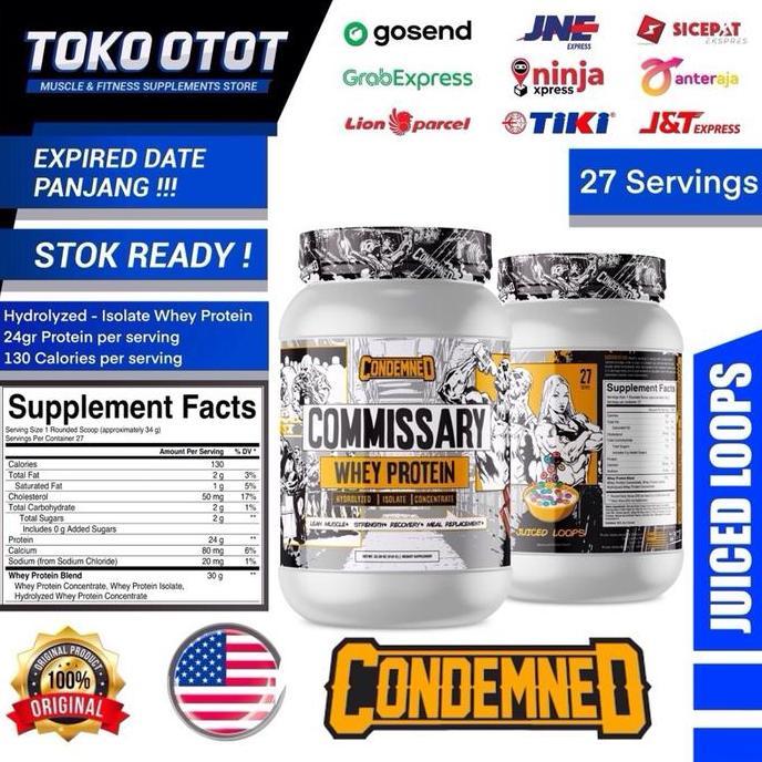 Cod,Bisaaja- Condemned Commissary Whey Protein Lb Hydrolyzed Isolate Concentrate