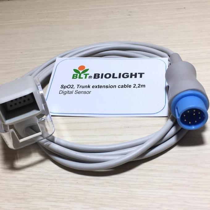 Spo2 Trunk extension Biolight 10pin cable 2,2m