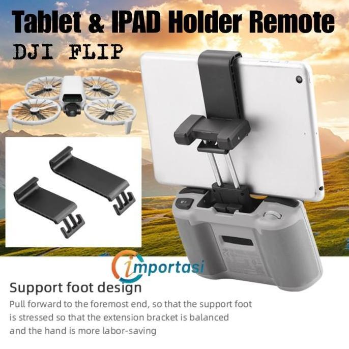 Bracket Holder Tablet iPad DJI FLIP Remote RC-N3 Controller Dudukan HP