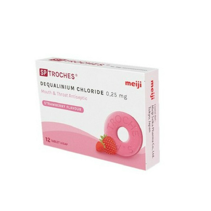 SP TROCHES STRAWBERRY 12 TABLET