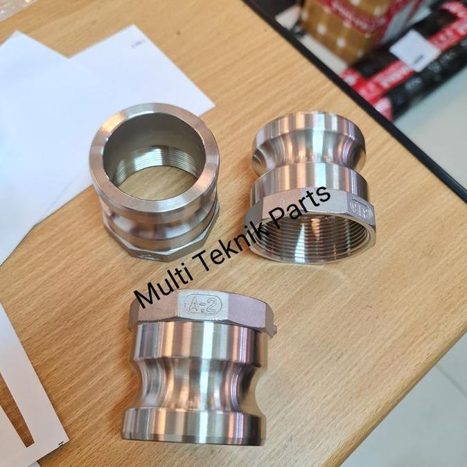 Camlock stainless SS 316 type A 4" inch