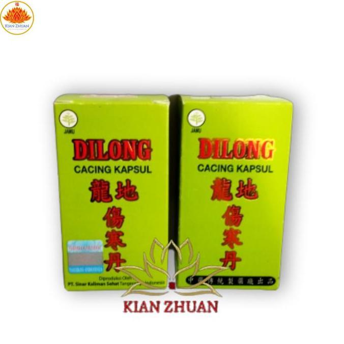 Dilong Cacing Kapsul 500mg 60 Kapsul
