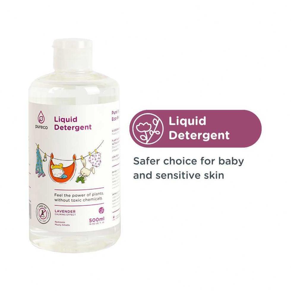 PURECO LIQUID DETERGENT - 500ML MURAH