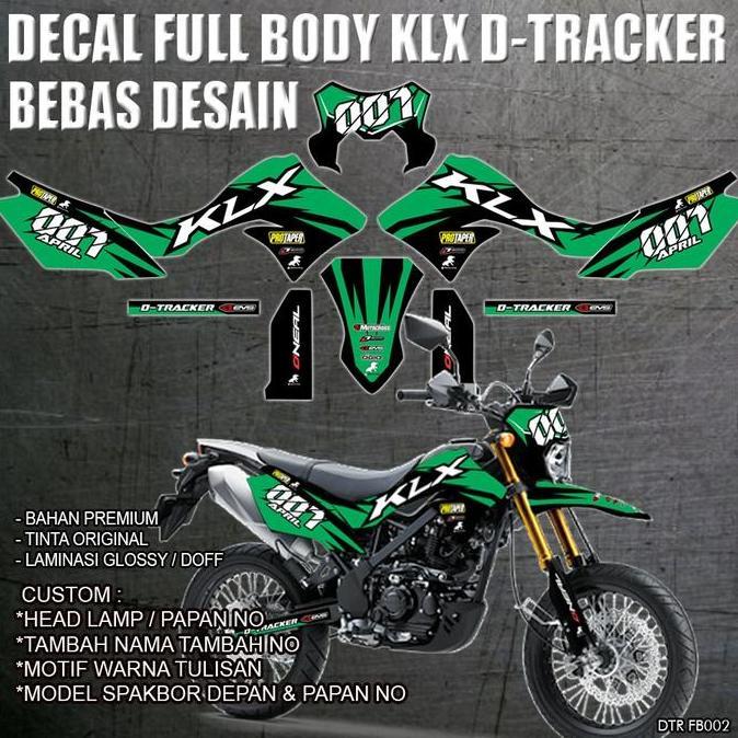 Decal Full Body KLX D-Tracker