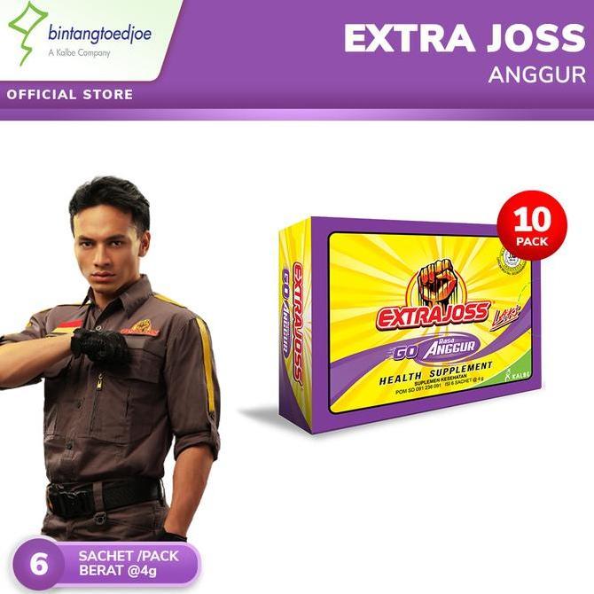 Plus- Extra Joss Anggur 10 Pack (60 Sachet)