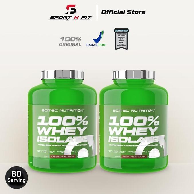 Bundle  - SCITEC WHEY ISOLATE 1816+1816g optimum Dietary support