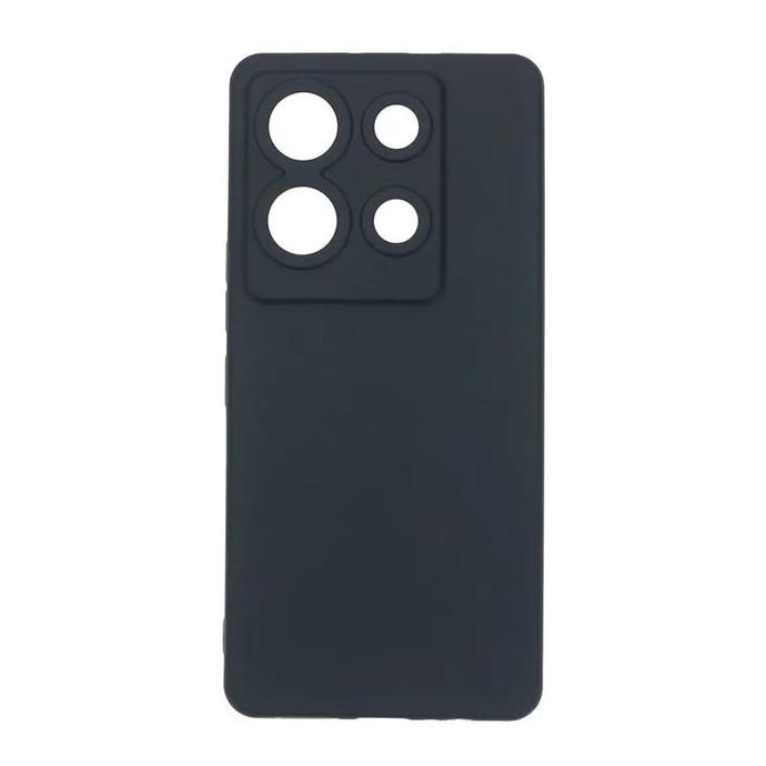 INFINIX NOTE 30 SOFTCASE BLACK MACARON DOFF PREMIUM LENS SHIELD