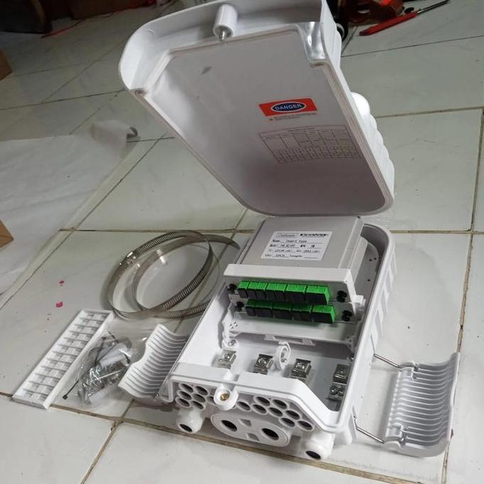 odp mini 24c double lock lengkap spliter box apc 2pcs