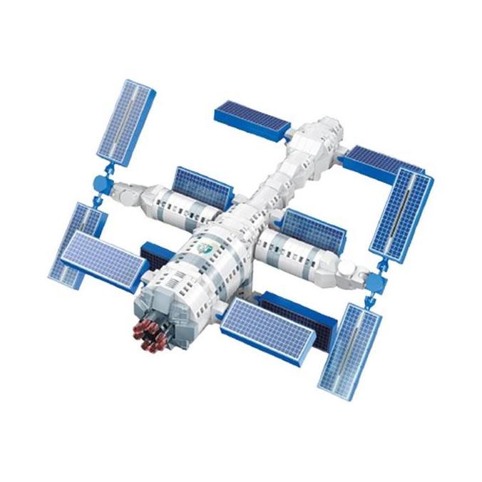 Promo Bricks Kingdom Set 745 Pcs Mini Bricks Space Station Diskon