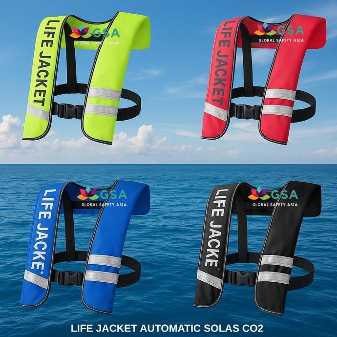 INFLATABLE LIFE JACKET PELAMPUNG CO2 AUTOMATIC