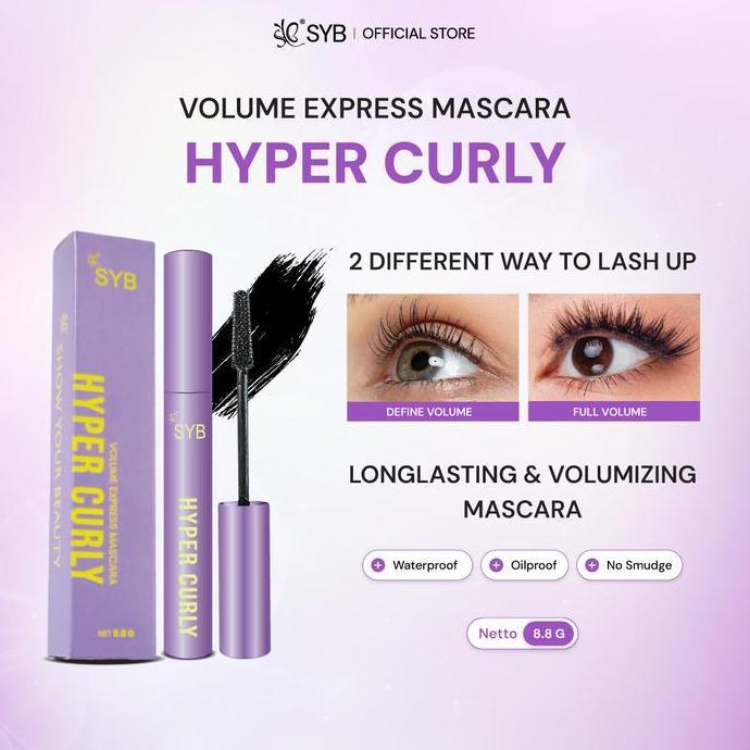 SUPER HEMAT - SYB VOLUME EXPRESS MASCARA HYPER CURLY [Waterproof]