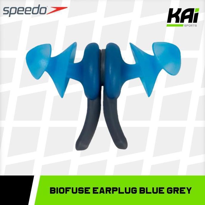Speedo Biofuse Earplug - Blue Grey