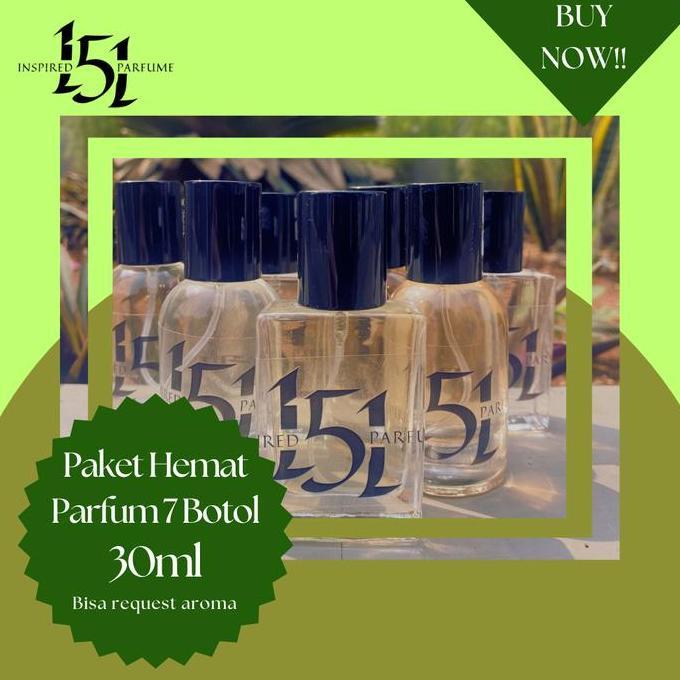 Paket Hemat Parfum 30Ml 7 Botol Bebas Request Aroma Terbaru !!!