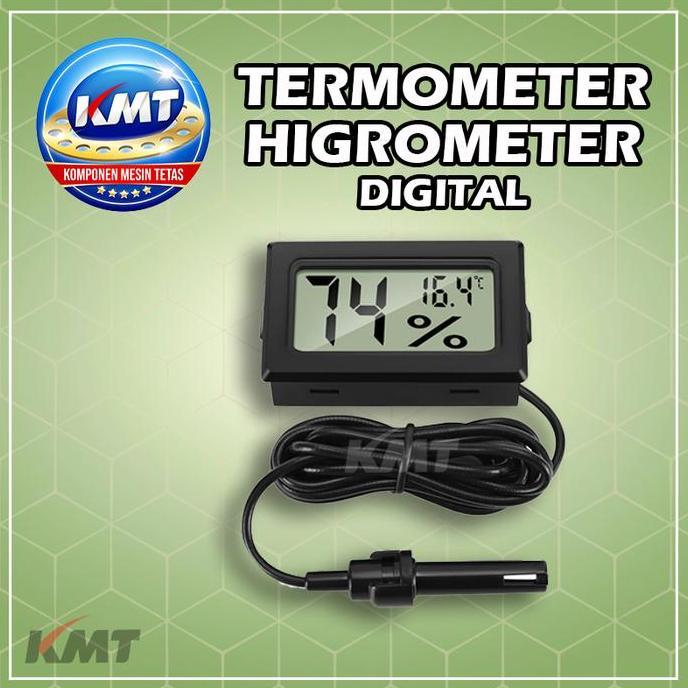 iqbal.desooss - mini thermometer higrometer dengan kabel sensor