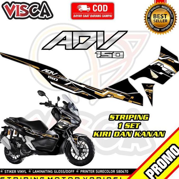 Striping ADV 150 Variasi Hitech 2