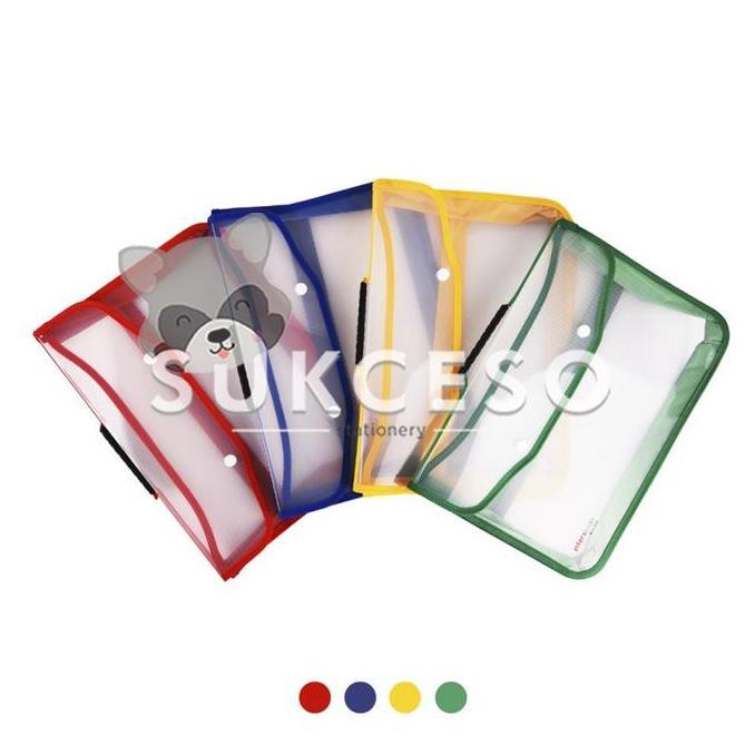 InterX Folder Brief Case F4 BCX 100F / Tas Dokumen Kancing Folio