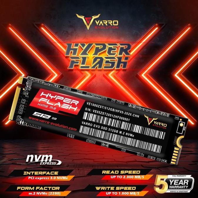 TERMURAH - SSD VARRO EVOLUTION NVME 512GB