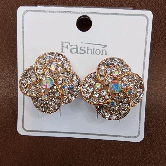 Anting jepit/Anting hijab model jepit/anting fashion