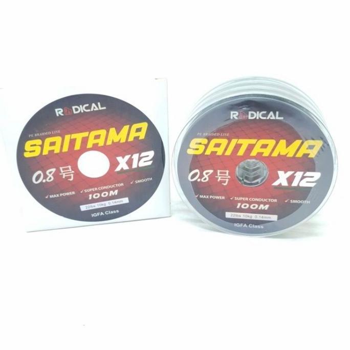 Senar PE Saitama X12 100m conecting