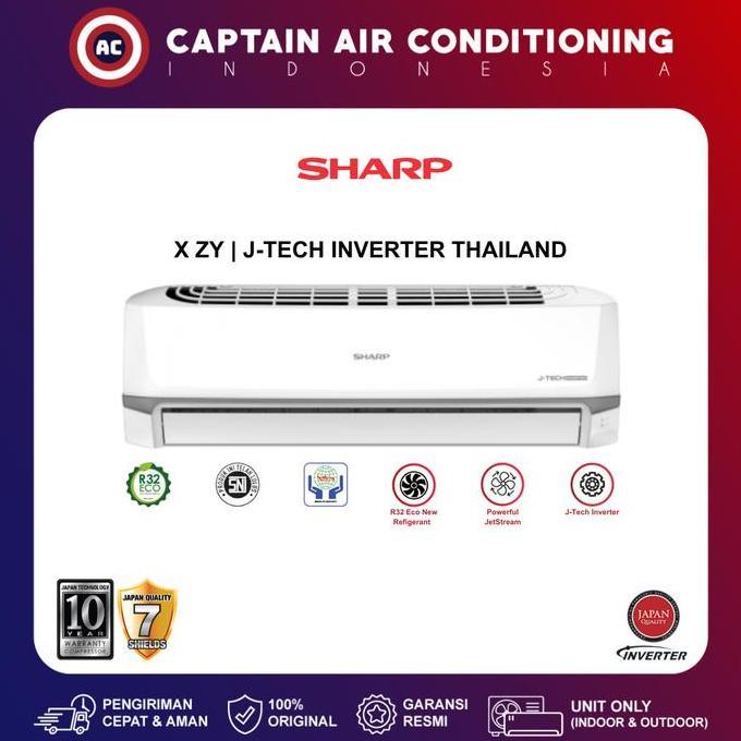 (Good) SHARP AC Split AH-X6ZY 1/2 PK J-Tech Inverter
