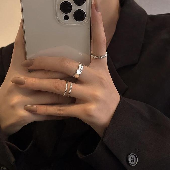 New - Emlys.Studio - Kate Ring Adjustable - Cincin 3Pcs 1 Set