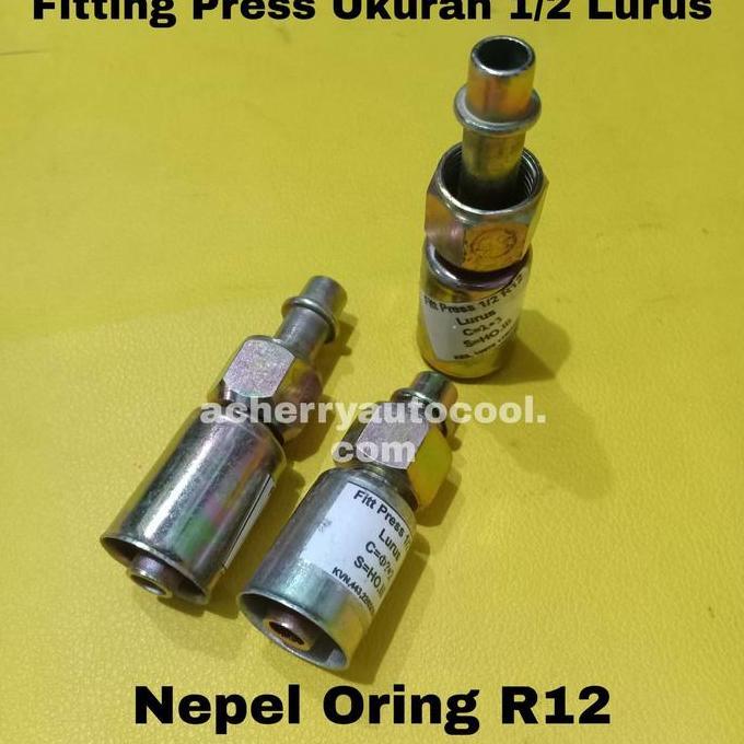 Fitting Press Ukuran 1/2 Lurus R12