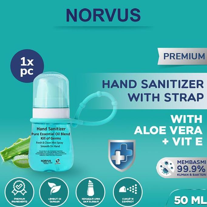 NORVUS - Hand Sanitizer 50ml with Strap