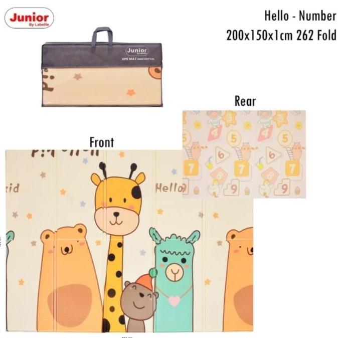 JUNIOR PLAYMAT FOLDABLE 200x150x1cm