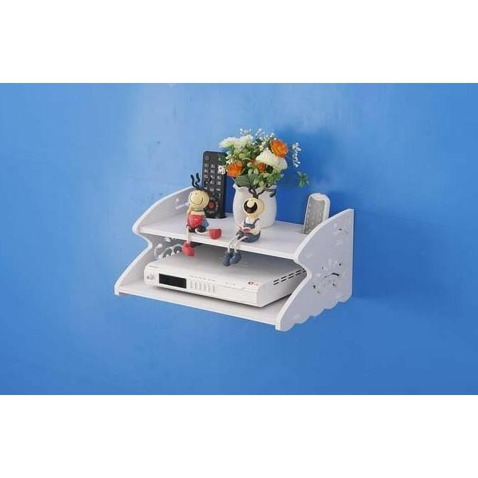 Small Rectangular Top Box Rak Dinding Vintage Receiver Baru