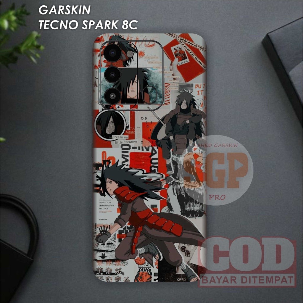 Garskin Case Tecno Spark 8C Custom Bisa COD 2Pcs