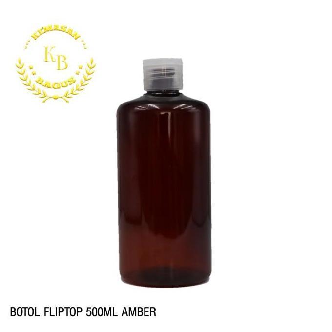 BOTOL FLIPTOP 500ML AMBER COKLAT