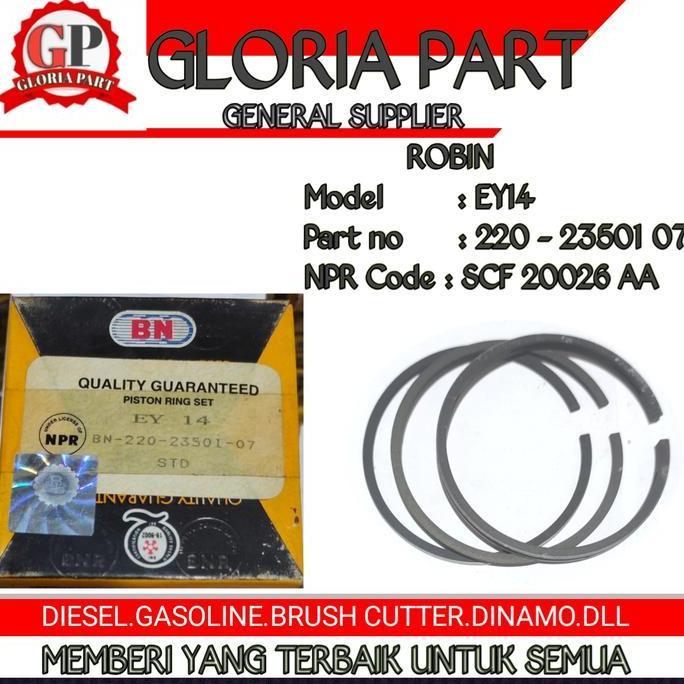 RING PISTON GASOLINE ENGINE ROBIN EY14 BARU