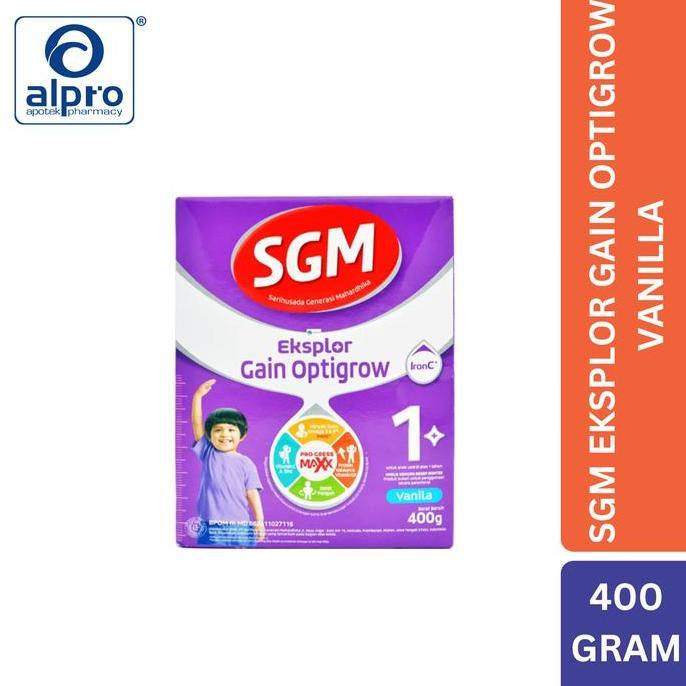 Sgm Eksplor Gain Optigrow Vanilla 400Gr